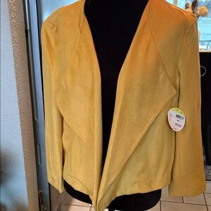 Elegant Mustard Yellow Women's Blazer